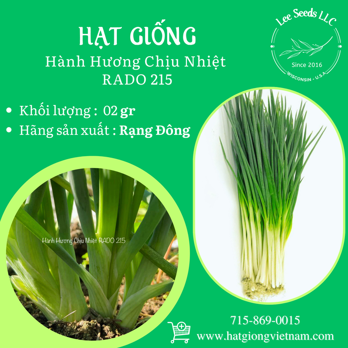 Hành Hương Chịu Nhiệt RADO 215