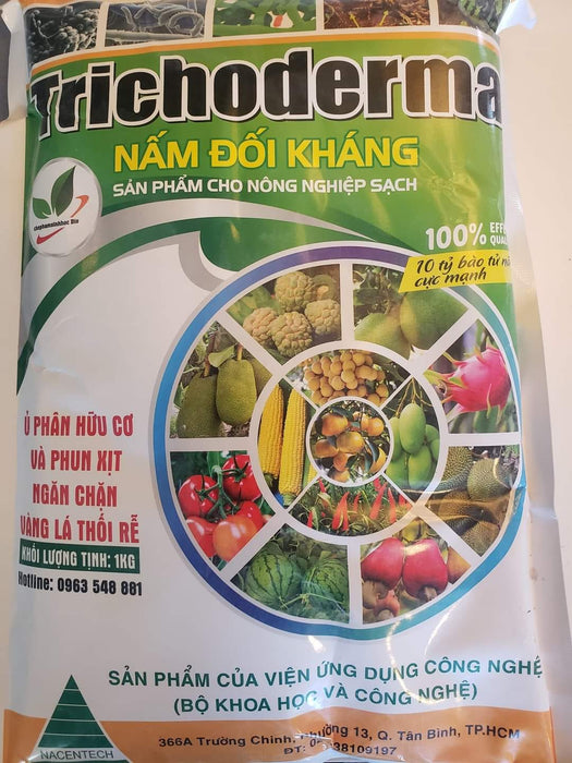 Nấm đối kháng Trichoderma túi 1kg.