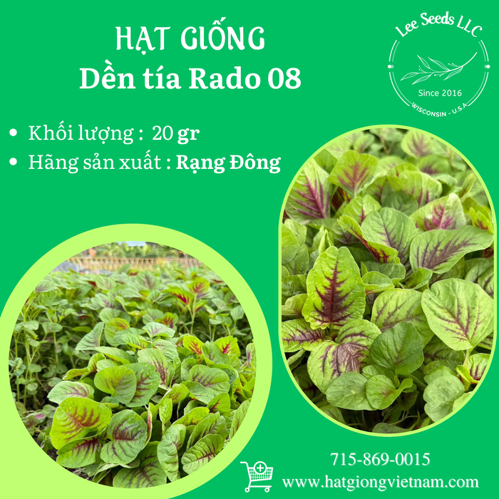 Rau Dền Tía RADO 08