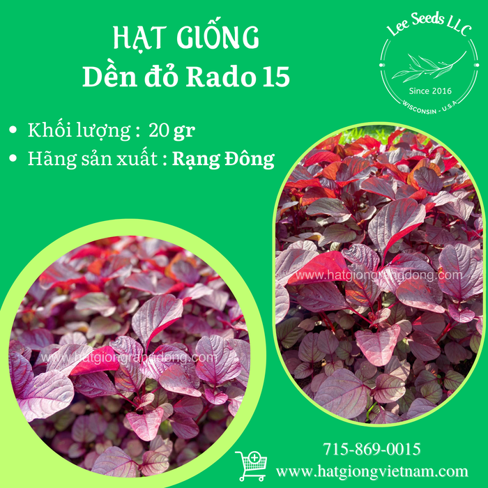 Rau Dền Đỏ RADO 15