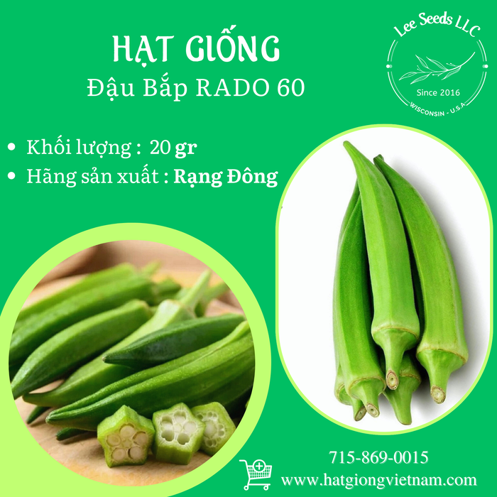 Đậu Bắp Xanh RADO 60