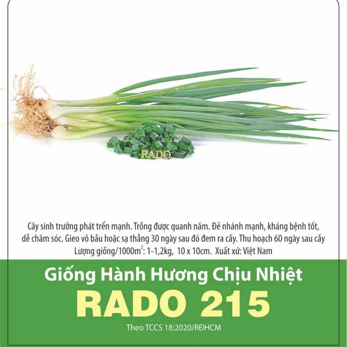 Hành Hương Chịu Nhiệt RADO 215