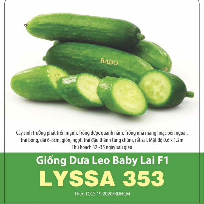 Dưa Leo Baby Lai F1 LYSSA 353