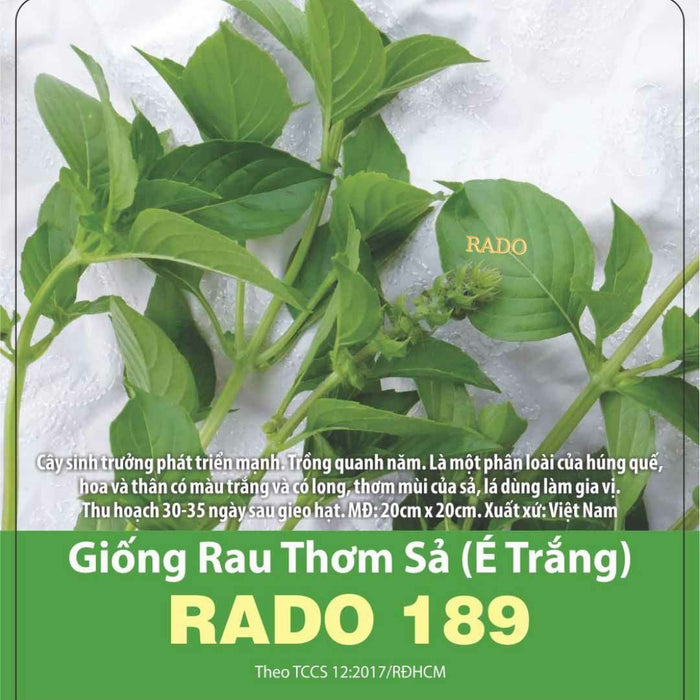 Rau Thơm Sả ( É Trắng ) RADO 189