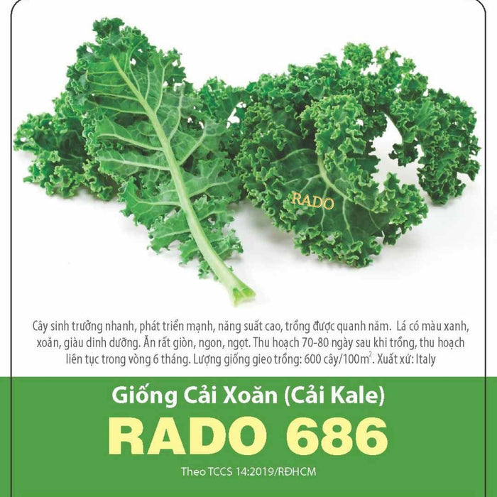 Cải Xoăn ( Cải Kale ) RADO 686