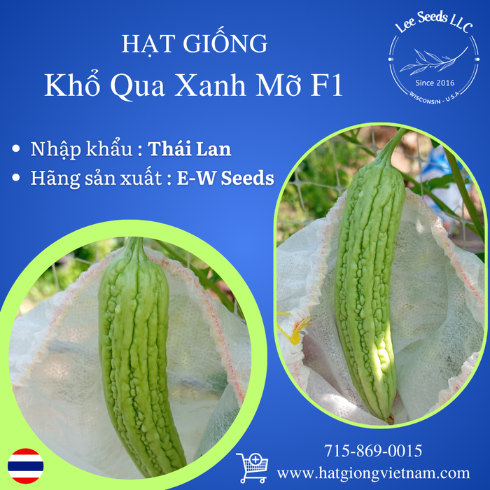Khổ Qua Xanh Mỡ F1 [ E-W Seeds - Thái Lan ]