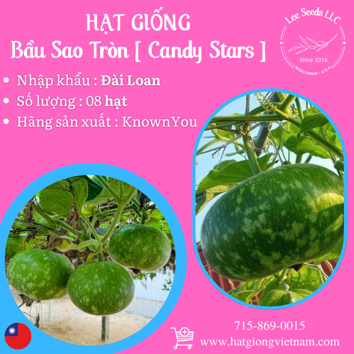 Bầu Sao Tròn [ Candy Stars - Known You - Đài Loan - 8h]