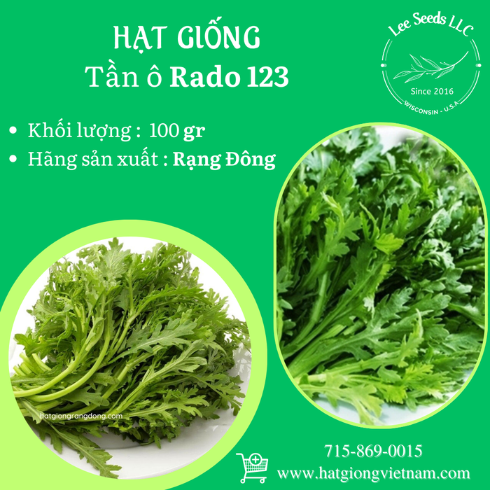 Tần Ô Lá Tròn ( Cúc Nếp ) RADO 124 [ 100gr ]