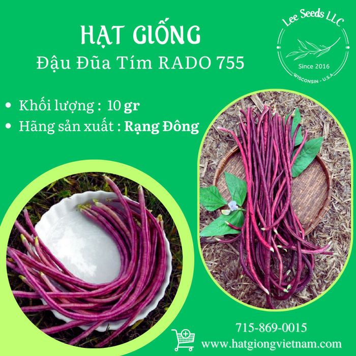 Đậu Đũa Tím RADO 755