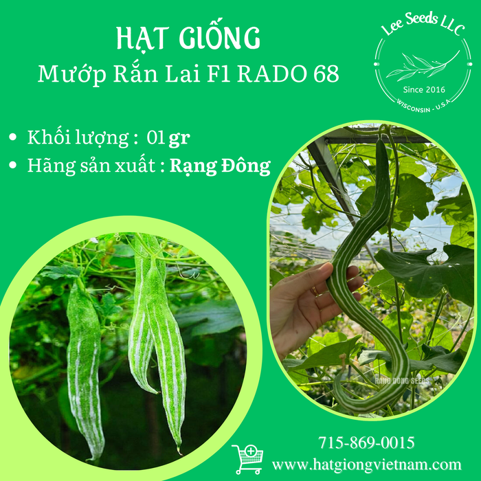 Mướp Rắn Lai F1 RADO 68